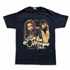 J. Cole 21 Savage The Off-Season Tour 2021 Graphic Tee - Black M